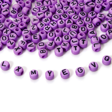 Изображение 500 ШТ Акриловые Бусины для изготовления ювелирных изделий Разноцветный Плоские Круглые В случайном смешанном Сообщение 