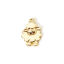 Image de 2 Pcs Breloques Respectueux de la Nature en Laiton Plaqué Or Véritable 18K Chèvre 17mm x 12mm