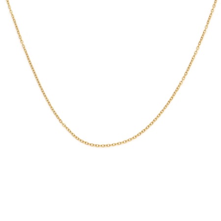 Picture of Wholesale Link Cable Chain Necklace, 18K Real Gold Plated 304 Stainless Steel, Unisex Eco-friendly PVD Vacuum Plating Waterproof Anti-Tarnish Hypoallergenic Simple & Casual Gift Jewelry For Retailer, 40cm(15.7") long, Chain Size: 1.4mm, 1 Piece