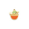 Picture of 1 Piece Eco-friendly PVD Vacuum Plating 304 Stainless Steel Charms 18K Gold Plated Multicolor Lemon Beverages Enamel 15mm x 13mm