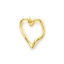Bild von 2 PCs Eco-friendly Brass Valentine's Day Charms 18K Real Gold Plated Heart 28mm x 20mm
