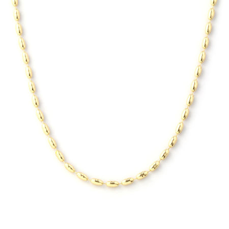 Immagine di 1 Pz Placcato Oro 18K Catena a Pallini Collana, Ottone 45cm + 4cm, Dimensione della Catena: 2mm, Per Donne, Minimalista Squisito