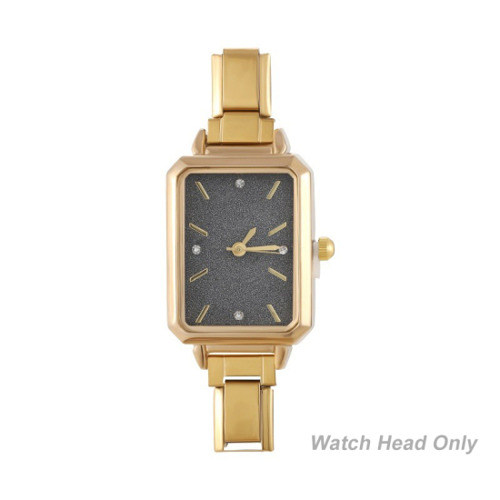 Изображение 1 ШТ 304 Нержавеющая Сталь Стильный & Стильный и повседневный Лицо часов с итальянскими чармами для изготовления украшений своими руками Позолоченный Черный Восьмиугольник 5.7см x 2.5см