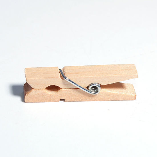 Picture of Wood Clips Natural 35mm x 10mm, 10 PCs