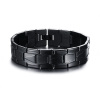 Picture of Stainless Steel Bracelets Black 21cm(8 2/8") long, 1 Piece