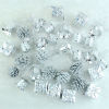 Imagen de 1 Box ( 24 PCs/Box) Foam Christmas Hanging Decoration Bronzed Pine Cone Star