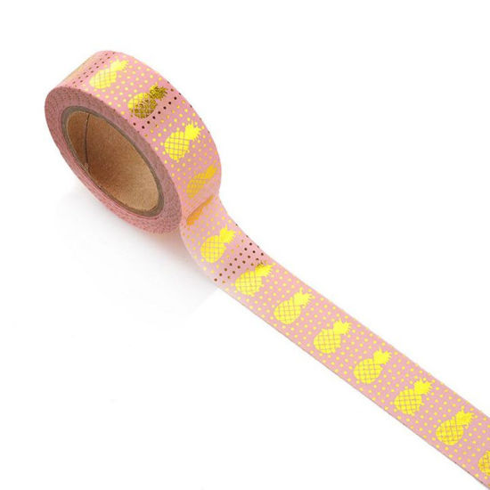 Picture of Adhesive Tape Pink & Yellow 1 Piece
