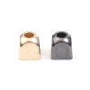 Picture of Zinc Based Alloy Cord Lock Stopper Gold Plated 8mm x 8mm, 20 PCs