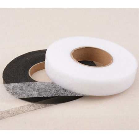 1 Roll (Approx 70 Yards/Roll) Nonwovens Pants Hemming Shortening Iron On Webbing Self-Adhesive Tape DIY Household Sewing Supplies White 10mm