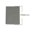 Picture of Paper Jewelry Gift Boxes Rectangle French Gray 94mm x 74mm , 1 Piece