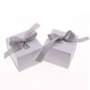 Picture of Paper Jewelry Gift Box Square White 5cm x 5cm x 4cm , 1 Piece