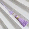 Picture of 1 Piece Polyester Tassel Hanging Decoration Chinese Knot Mauve 12cm