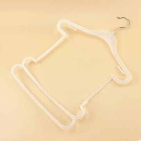 5 PCs Plastic Children Kids Clothes Hangers Transparent Clear 39cm x 29cm