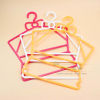 Picture of 5 PCs Plastic Children Kids Clothes Hangers Transparent Clear 39cm x 29cm