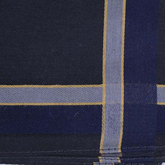 Image de Cotton Handkerchief  Square Mixed Color 43cm x 43cm, 3 Sheets