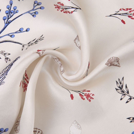 Picture of Silk Women's Scarves & Wraps Square Peachy Beige 55cm x 55cm, 1 Piece
