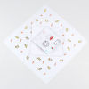 Bild von Mischfarbe - Cartoon Kinder Baby Speichel Handtuch Absorbent Taschentuch Quadrat 35x35cm, 12 Stück