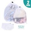 Picture of Polyester Laundry Bag  White 60cm x 50cm, 1 Set