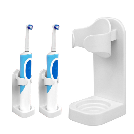 Picture of White - Universal Electric Toothbrush Holder Stand Rack Storage Organizer Bathroom