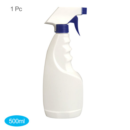 Picture of White & Dark Blue - 1 PC 500ml Spray Bottles Empty Household Outdoor Refillable Container Water Bottle