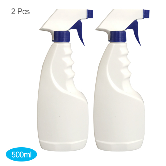 Picture of White & Dark Blue - 2 PCS 500ml Spray Bottles Empty Household Outdoor Refillable Container Water Bottle