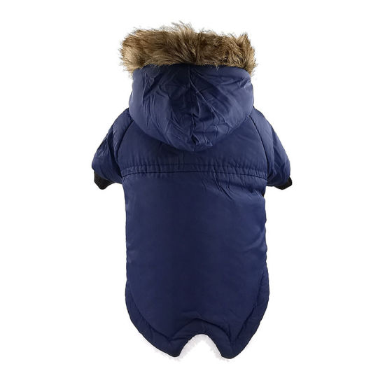 Bild von Baumwolle Winter warm Pet Kleidung Mantel blau Größe S, 1 Stück