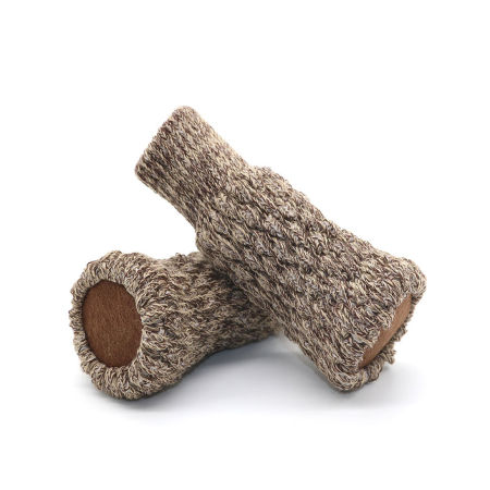 Immagine di Acrylic Knitting Thickened Mute Table And Chair Foot Cover Khaki 4 PCs