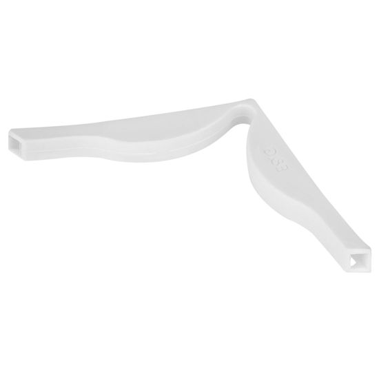 Picture of Silicone Face Mask Nose Bridge Bracket Strip For Eyeglasses Anti Fogging White Reusable 12cm x 0.8cm, 1 Piece