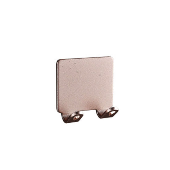 Picture of Space Aluminum Self-Adhesive Wall Hook For Clothes Coat Robe Purse Hat Hanger Rose Gold Square 50mm x 50mm, 1 Piece