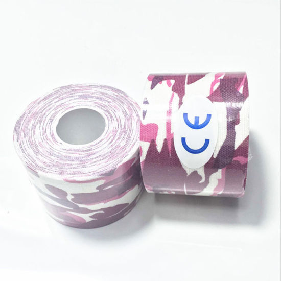 Picture of Deep Pink - 5cm Kinesiology Breathable Sport Tape Recovery Strapping Fitness Muscle Protector 5M, 1 Piece