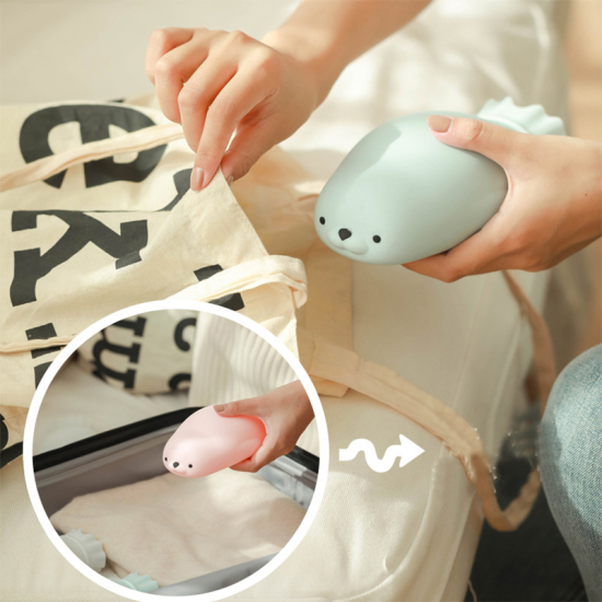 Picture of Skyblue - 450ml Environmentally Friendly Food Grade Silicone Seal Animal Hand Warmer Hot Water Bottle, 1 Piece