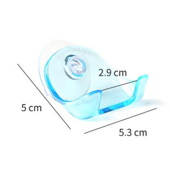 Picture of Green - Shaver Toothbrush Holder Rack Vacuum Suction Cup Bathroom Wall Supplies 5x1.5cm, 1 Piece
