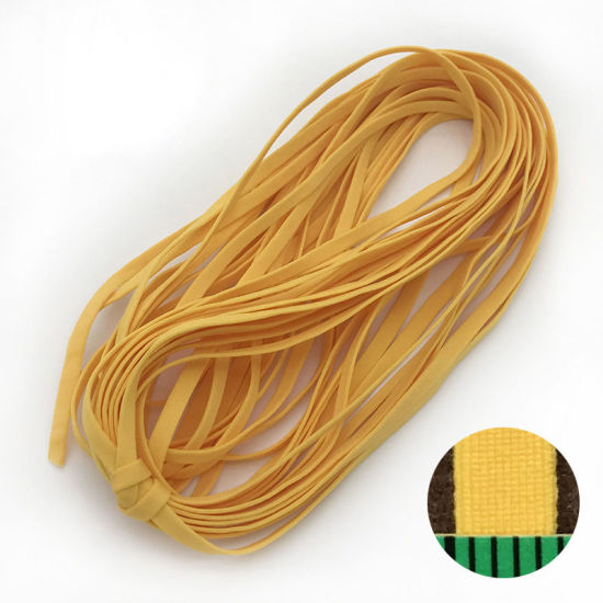 Picture of Yellow - 5mm Colourful High Elastic Band Cord For DIY Mask Clothes Sewing 10M, 1 Packet