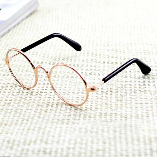 Picture of Transparent - Lovely Cat Dog Glasses Eye-Wear Sunglasses Pet Products For Little Dog Cat Photos Prop, 1 Piece