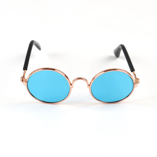 Bild von Blau - schöne Katze Hund Brille Eye-Wear Sonnenbrille Haustier Produkte für kleine Hund Katze Fotos Prop, 1 Stück