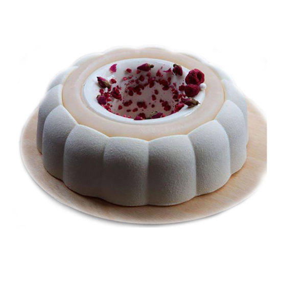 Изображение White - Food Grade Silicone Baking Mold DIY Donut Cake Accessories 17.5x5x6cm, 1 Piece