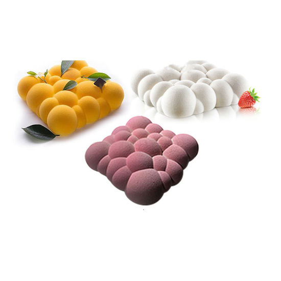 Picture of White - Food Grade Silicone Baking Mold DIY Cake Accessories 20x20x5cm, 1 Piece