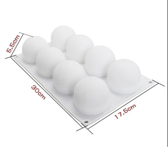Изображение White - Food Grade Silicone Baking Mold DIY Cake Accessories 29.5x17.5x5.5cm, 1 Piece