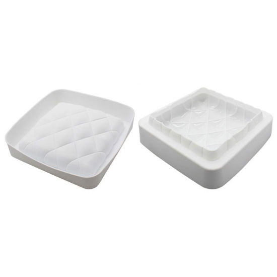 Изображение White - Food Grade Silicone Baking Mold DIY Cake Accessories 16x5.3cm, 1 Piece