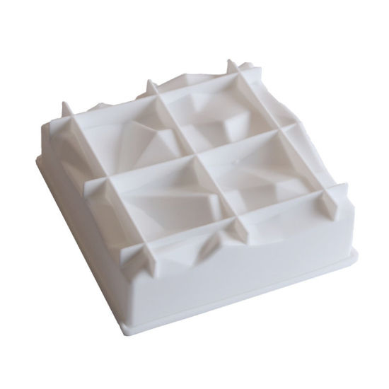 Изображение White - Food Grade Silicone Baking Mold DIY Cake Accessories 14.7x14.7x5.2om, 1 Piece