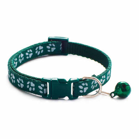 Picture of Cartoon Funny Footprint Cute Bell Adjustable Collars For Cats Dog Pet Accessories