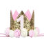 ピンク-赤ちゃんの誕生日パーティーのためのクラウンティアラベビーシャワー長さ37cm、1 個 の画像