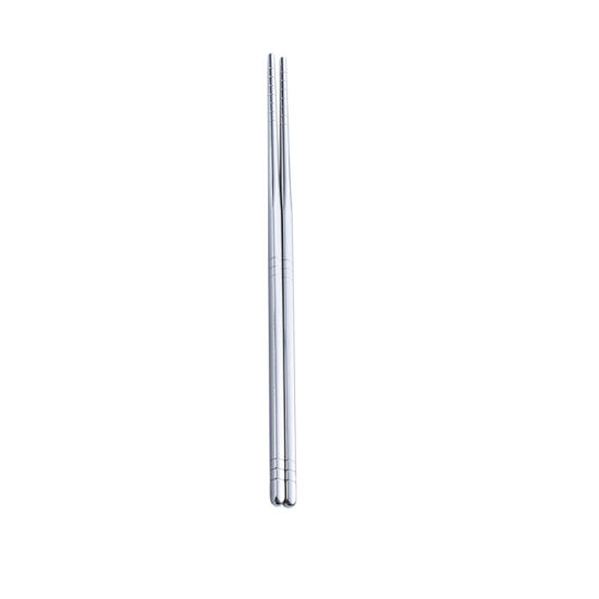 Picture of Silver Tone - 410 Stainless Steel Chopsticks Tableware Gift 22.5cm long, 1 Piece