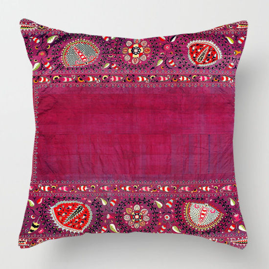 Picture of Multicolor - 13# Flax Persian Turkish Style Printed Pillowcase Home Textile 45x45cm, 1 Piece