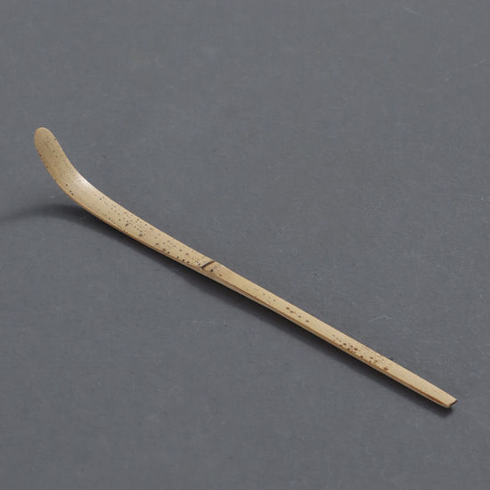 Image de Naturel - Outils de cérémonie de thé de cuillère à thé en poudre de thé matcha japonais en bambou 18-19 cm long, 1 pièce