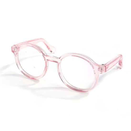 Picture of Pink - Glasses Cat Dog Pet Accessories Creative Photo Props 9x3.2cm, 1 Piece