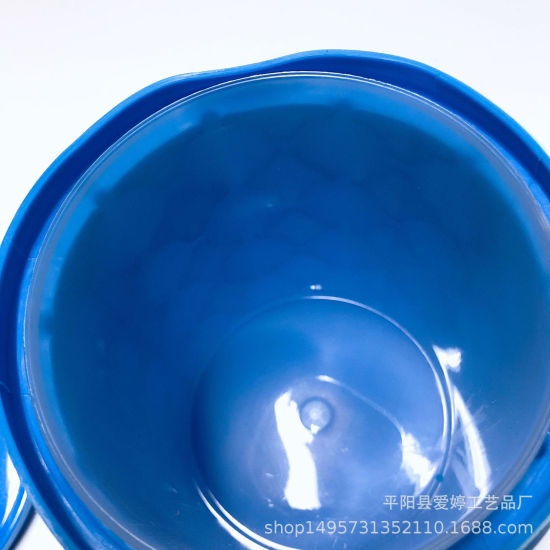 Bild von Blau - TPR Eiskübelform mit Deckel 14x12cm, 1 Stück