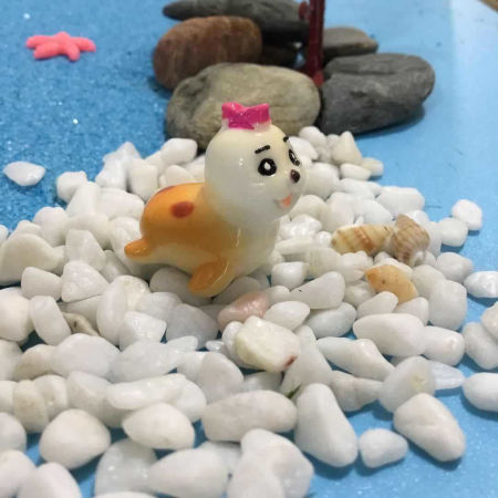 Picture of Sea Lion Family Resin Micro Landscape Miniature Decoration