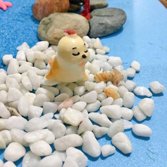 Imagen de Orange - Sea Lion Son Resin Micro Landscape Miniature Decoration 3x2.5cm, 1 Piece