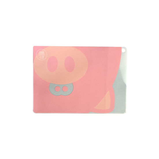Picture of Pink - Pig Rectangle Silicone Thermal Insulation Pad For Induction Cooker, Non-Slip, Anti-Fouling And Oil-Proof Protection 25x35cm, 1 Piece